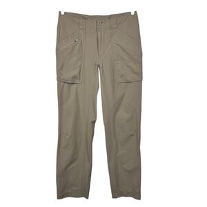 Women's REI Co-op Brown Escalante Ankle Zip UPF 50 Stretch Nylon Outdoor Pants 6